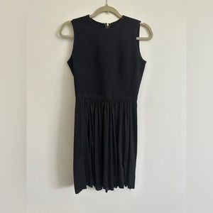ALC Navy Dress With Silk